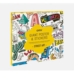 STREET ART STICKER POSTER